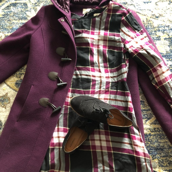 classic lambswool duffel coat
